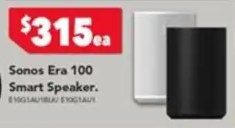 Harvey Norman Sonos Era 100 Smart Speaker offer