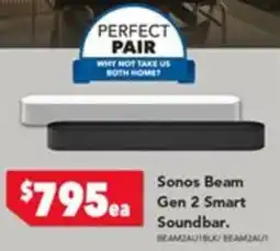 Harvey Norman Sonos Beam Gen 2 Smart Soundbar offer