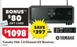 Harvey Norman Yamaha V6A 7.2-Channel AV Receiver offer
