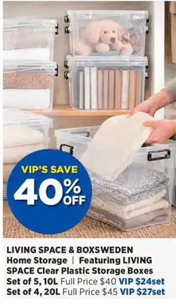 Spotlight Living Space & Boxsweden Home Storage offer