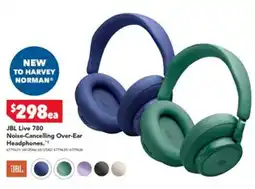 Harvey Norman JBL Live 780 Noise-Cancelling Over-Ear Headphones offer