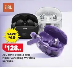 Harvey Norman JBL Tune Beam 2 True Noise-Cancelling Wireless Earbuds offer