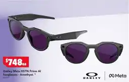 Harvey Norman Oakley Meta HSTN Prizm AI Sunglasses - Amethyst offer