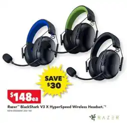 Harvey Norman Razer BlackShark V3 X HyperSpeed Wireless Headset offer