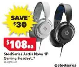 Harvey Norman SteelSeries Arctis Nova 1P Gaming Headset offer