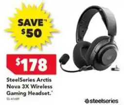 Harvey Norman SteelSeries Arctis Nova 3X Wireless Gaming Headset offer