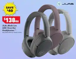 Harvey Norman JLab JBuds Lux ANC Over-Ear Headphones offer