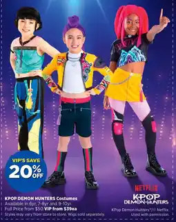 Spotlight KPOP DEMON HUNTERS Costumes offer