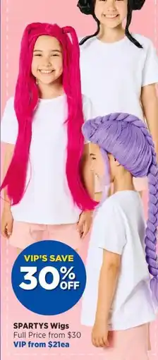 Spotlight SPARTYS Wigs offer
