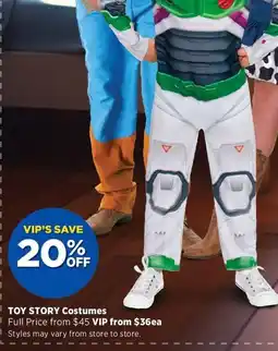 Spotlight TOY STORY Costumes offer