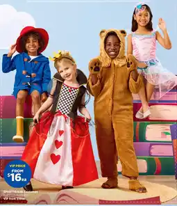 Spotlight Spartys kids costumes offer