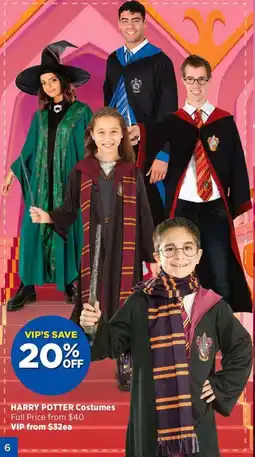 Spotlight Harry Potter Costumes offer