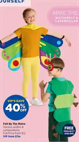 Spotlight Felt By The Metre offer