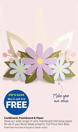 Spotlight Cardboard, Foamboard & Paper offer