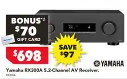 Harvey Norman Yamaha RX300A 5.2-Channel AV Receiver. offer
