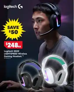 Harvey Norman Logitech G522 Lightspeed Wireless Gaming Headset offer