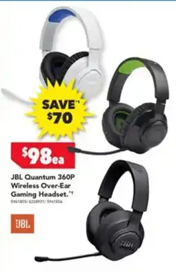 Harvey Norman JBL Quantum 360P Wireless Over-Ear Gaming Headset offer