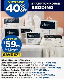 Spotlight Brampton House Bedding offer