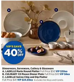 Spotlight Dinnerware, Serveware, Cutlery & Glassware offer
