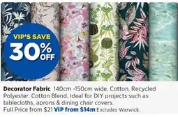 Spotlight Decorator Fabric offer