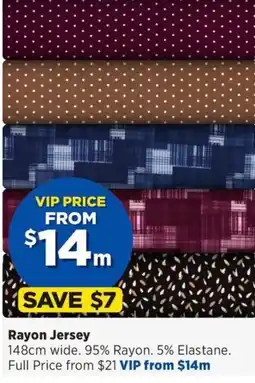Spotlight Rayon Jersey offer