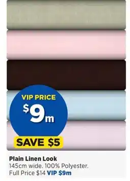 Spotlight Plain Linen Look offer