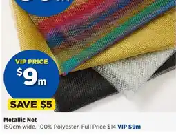 Spotlight Metallic Net offer