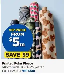 Spotlight Printed Polar Fleece offer