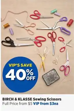Spotlight BIRCH & KLASSE Sewing Scissors offer
