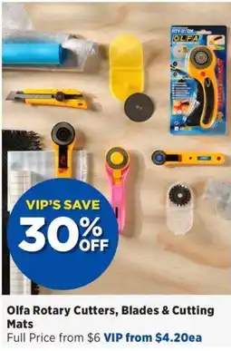 Spotlight Olfa Rotary Cutters, Blades & Cutting Mats offer