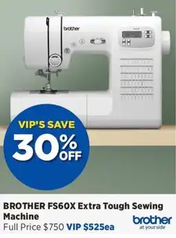 Spotlight Brother FS60X Extra Tough Sewing Machine offer