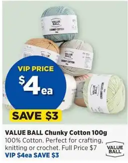 Spotlight Value Ball Chunky Cotton offer