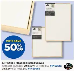 Spotlight Art Saver Floating Framed Canvas offer