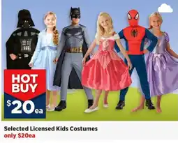 Spotlight Selected Licensed Kids Costumes offer