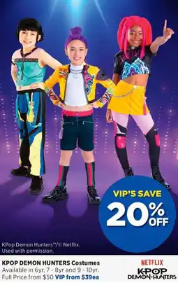 Spotlight KPop Demon Hunters Costumes offer