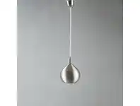 Amstel Etched Metal Hanging Lamp, Small