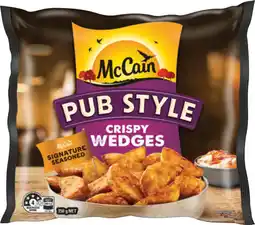IGA McCain Pub Style Wedges or Fries 750g Selected Varieties offer