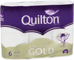 IGA Quilton Gold Toilet Tissue 4 Ply Selected Varieties offer