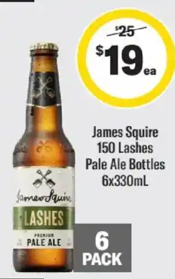 Liquorland James Squire Lashes Pale Ale offer