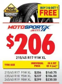 Bob Jane T-Marts MotoSportX JS-777 offer