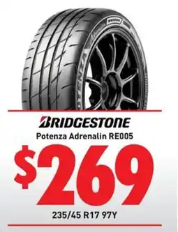 Bob Jane T-Marts Bridgestone Potenza Adrenalin RE005 offer