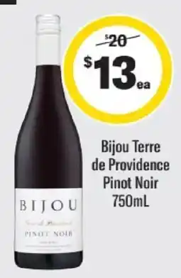 Liquorland Bijou Terre de Providence Pinot Noir offer