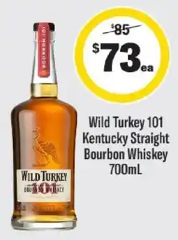 Liquorland Wild Turkey 101 Kentucky Straight Bourbon Whiskey offer