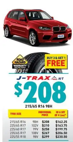 Bob Jane T-Marts J-Trax H/T offer