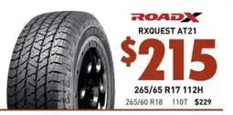 Bob Jane T-Marts RoadX RXQuest AT21 offer