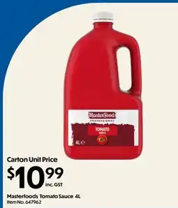 C-Store Distribution Masterfoods Tomato Sauce offer