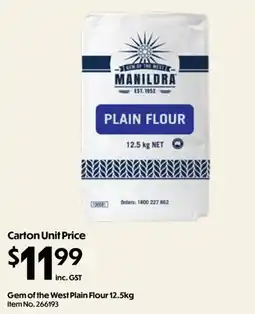 C-Store Distribution Gem of the West Plain Flour offer