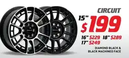 Bob Jane T-Marts Circuit Diamond Black & Black Machined Face offer