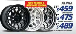 Bob Jane T-Marts Alpha 17" wheel offer