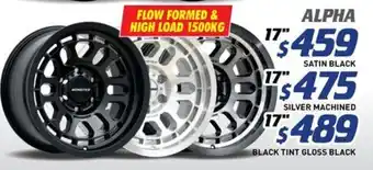 Bob Jane T-Marts Alpha 17" wheel offer